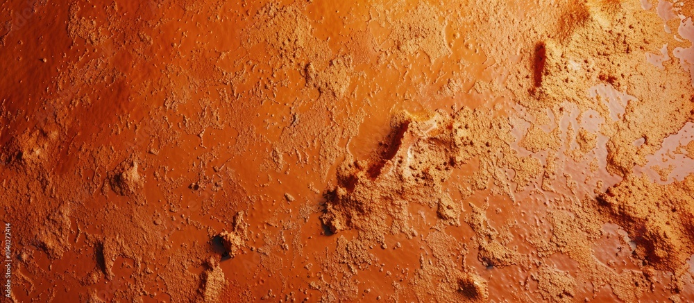 Poster detailed close up shot of a textured orange surface with ample copy space image