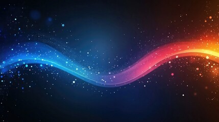 Obraz premium Abstract colorful wave background