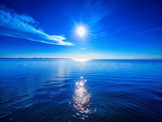 Stunning Blue Gradient Background with Shimmering Texture for Creative Projects