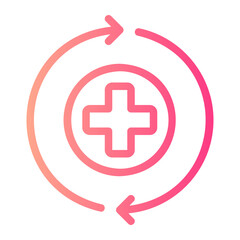 health gradient icon