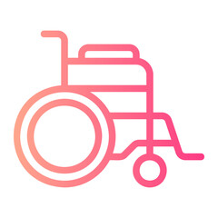 wheelchair gradient icon