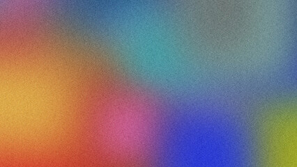 Bold Gradient with Grainy Noise Texture for Poster Art