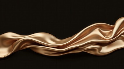 Elegant Gold Metal Texture with Copyspace