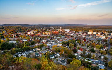 Overhead View of Downtown Red Wing, Minnesota