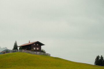 Berghütte in den Alpen