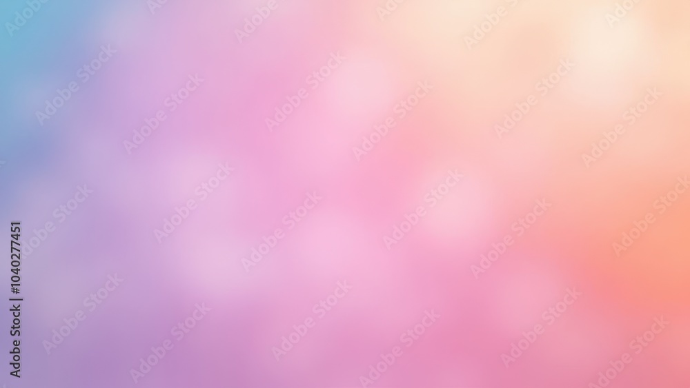 Poster soft foggy background with colorful gradients and copyspace