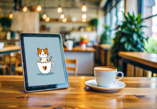 Tablet Screen Mockup Template