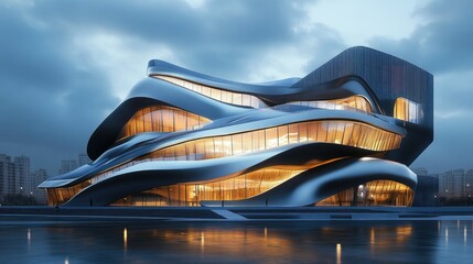 Innovative building design with virtual overlays