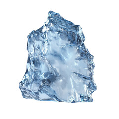 Obraz premium Ice on transparent background