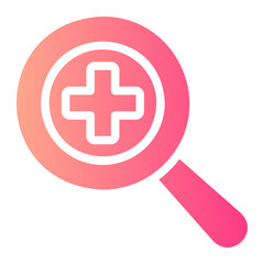 Obraz premium search gradient icon