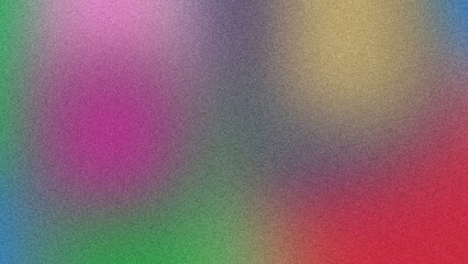 Bold Gradient with Grainy Noise Texture for Poster Art