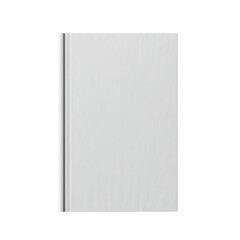 Blank book cover, isolated on a white background for design templates and mockups. transparent background.