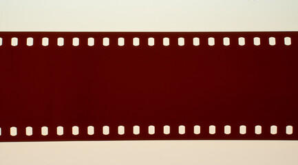 Old film strip for photo frame. Vintage and retro design banner for nostalgic designs. High quality graphic