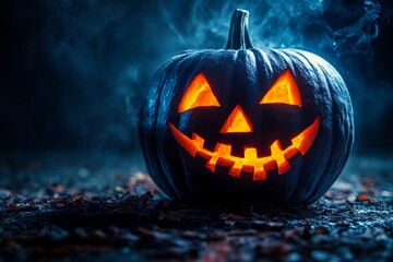 Naklejka premium halloween holiday poster. halloween festive background