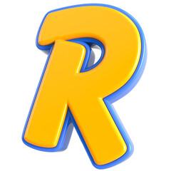 Font And Number Gold For Design 3D Render