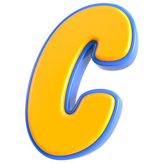 Font And Number Gold For Design 3D Render