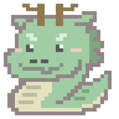 干支のイメージ, ドット絵, 辰, たつ