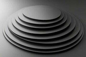 Abstract background with overlapping grey circles, creating a circular pattern.