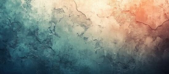 Abstract grunge background with blue and orange colors.