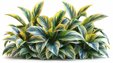 A group of green plants are growing on a rock. The plants are small and are growing in a rock garden. The rock garden is a beautiful and natural way to display the plants