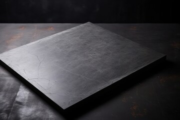 Grey marble tabletop slate food chopping board.