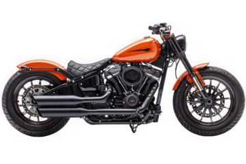 Orange Bobber isolated on transparent background, png file, no background png file