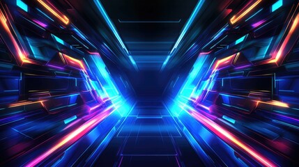 Fototapeta premium Abstract holographic designs futuristic backdrops