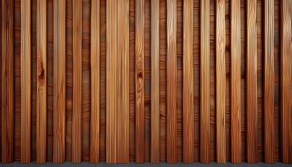 Parallel wooden boards creating a textured surface, ideal for interior design and architecture visualization
