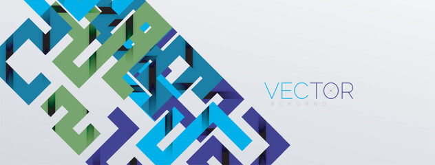 Color bend lines with shadow texture effect. Vector Illustration For Wallpaper, Banner, Background, Card, Book Illustration, landing page