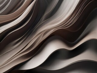 Obraz premium soft waves grey, smooth-soft-brownish-gradient-backdrop-abstact-background .