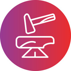 Metalwork vector icon style