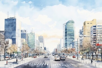 City architecture metropolis cityscape.