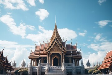 Temple architecture building outdoors.