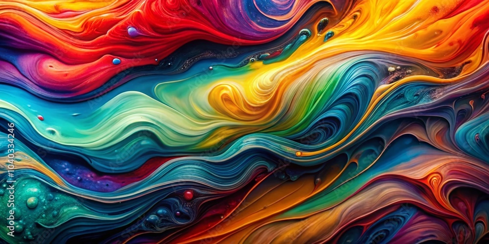 Poster vibrant abstract colorful horizontal pattern for modern art and design projects