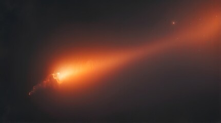 Fototapeta premium Vintage film Light leak effect overlay, Retro photography texture red orange gradient footage.