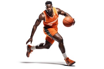 Basketball sports player motion.
