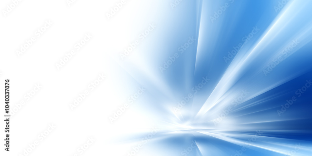 Poster abstract futuristic background with glowing blue light effect. high speed. hi-tech. abstract technol