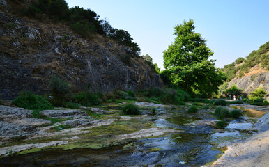 Ballikayalar Canyon is located in Gebze, Turkey. It is a popular tourist area.