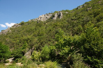 Ballikayalar Canyon is located in Gebze, Turkey. It is a popular tourist area.