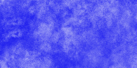 Abstract blue background with blue Dark Wall Background texture. Old blue purple paper with white stain. Chaotic blue watercolor paper texture background. Beautiful cirrus clouds. blue sky background.