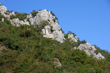 Ballikayalar Canyon is located in Gebze, Turkey. It is a popular tourist area.
