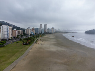 Cloudy day at São Vicente beach