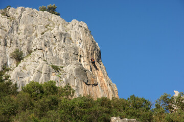 Ballikayalar Canyon is located in Gebze, Turkey. It is a popular tourist area.

