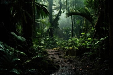 Jungle vegetation outdoors woodland.