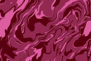 Swirly abstract liquid background. Full frame, textures abstract gradient red pink glowing wave background. Fluid liquid backdrop copy space. Swirling distorted artistic display of fluid motion effect