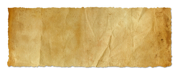 Old paper texture background. Horizontal banner