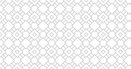 Fototapeta premium Seamless patterns. Abstract geometric hexagonal graphic design for print cubes pattern. Seamless geometric line cubes pattern.