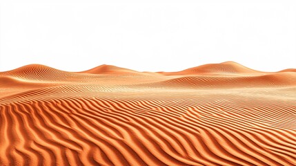 Serene Dunes with Gentle Waves in Desert Landscape
