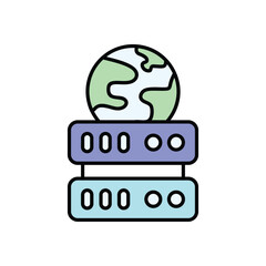 Global Storage vector icon