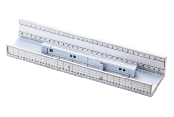 ruler on a white